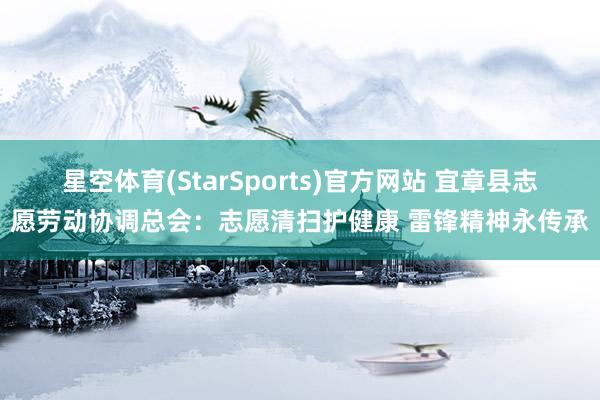 星空体育(StarSports)官方网站 宜章县志愿劳动协调总会:志愿清扫护健康 雷锋精神永传承